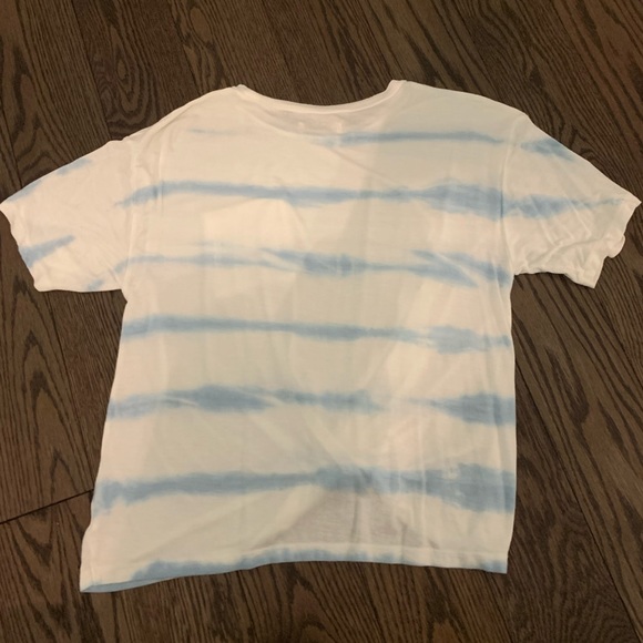 blue and white tie dye shirt - Picture 2 of 2